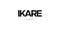 Ikare in the Nigeria emblem. The design features a geometric style, vector illustration with bold typography in a modern font. The