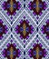 Ikat embroidery local fabric pattern with geometric seamless