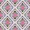 Ikat embroidery local fabric pattern tribal with geometric seamless