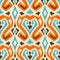 Ikat geometric folklore pattern.