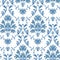 Ikat Ogee Background