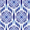 Ikat Ogee Background 16