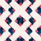 Ikat Ogee Pink colour Background geometric seamless pattern for Textile Fashion and Home Furnishing background,