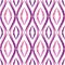 Ikat ogee seamless vector pattern illustration.