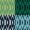 Ikat pattern set