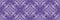 Ikat repeating seamless border. Purple