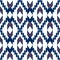 Ikat Seamless Pattern Design. Ethnic fabric. Bohemian fashion