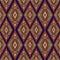 Ikat tribal pattern Indian seamless ethnic