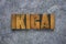 Ikigai word - Japanese life purpose concept