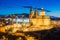 Il-Mellieha, Malta - The Mellieha Parish Church at blue hour