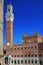 Il pubblic palace in the piazza del campo, Siena