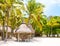 Ile Aux Cerfs Island touristic resort.