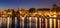 Ile de la Cite, the Seine River and Pont des Arts at Dawn. Paris, France