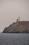 Ile de la Giraglia, Giraglia island, lighthouse, Barcaggio, Ersa, Cap Corse, Cape Corse, Haute-Corse, Corsica, France, Europe