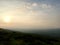 Ilkley moor at sunset