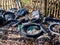 Illegal disposal of used tires