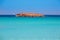 Illetes Illetas island in formentera beach at Balearic