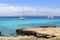 Illetes view from Savina port Formentera