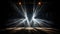 illuminate stage light beams