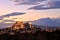 Illuminated Acropolis in Athens, Greece at dusk