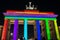 Illuminated Brandenburg Gate