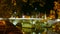 The illuminated bridges over River Tiber in Rome - great night view