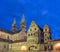 Illuminated cathedral of Bamberg