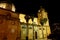 Illuminated Cathedral of Marsala at night in Trapani province, Sicily, Italy.