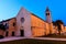 Illuminated Church of Saint Dominic in Trogir