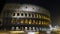 Illuminated Coliseum in Rome, Italy