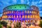 Illuminated Colosseum at Dusk, Rome