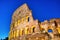 Illuminated Colosseum at Dusk, Rome