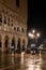 Illuminated Doge Palace at Night, Venice