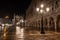 Illuminated Doge Palace at Night, Venice