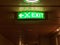 Illuminated Emergency Exit Sign