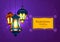 Illuminated lamp for Ramadan Kareem Greetings for Ramadan background