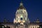 Illuminated Pasadena City Hall Dome