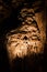 Illuminated picturesque karst rock formations in Balcarka Cave, Moravian Karst, Czech: Moravsky Kras, Czech Republic