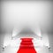 Illuminated Podium With Red Carpet