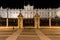 Illuminated Royal Palace, Spanish capital of Madrid