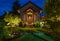 Illuminated Rustic Garden Shed