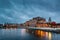 Illuminated Stockholm Royal Opera in the Evening