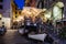 Illuminated Street of Riomaggiore in Cinque Terre at Night