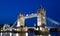 Illuminated Tower Bridge during the Blue Hour