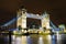 Illuminated Tower Bridge at night 1