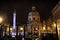 Illuminated Trajan\'s Forum and Trajan\'s column