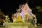 Illuminated Wat Sri Suphan Silver Temple in Chiang