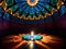 Illuminating Diwali Patterns of Elegance and Light.AI Generated