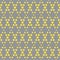 Illuminating yellow and ultimate gray geometric seamless rhombus pattern. Abstract diamond vector pattern of dots