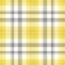 Illuminating yellow and ultimate gray seamless plaid pattern, vector illustration. Seamless tartan pattern